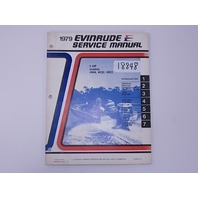 Evinrude 1979 5424 Service Manual 4 HP Models 4904 4932 and 4933