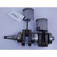 Pre-2002 Nissan Tohatsu Crankshaft & Pistons NS25C2 346000300M 25 30 40 50HP