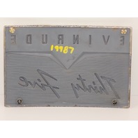 Evinrude Front Door Panel 1958 35 HP Lark 204249