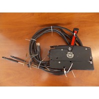 Mercury Quicksilver Side Mount Control Box w/ Trim Switch & 8 Ft Cables No Key