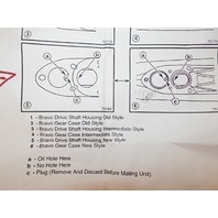 NEW Mercruiser Bravo I  II III Upper Outdrive 860427A4