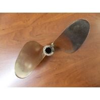 Vintage Bronze Michigan Mercury Racing Propeller 10 X 17 12 Spline