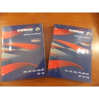 Evinrude ETEC 2009 Shop Service Manual Set 25 30 40 50 60 65 75 90HP V4 & V6