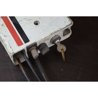 Johnson Evinrude Side Mount Control Box W/ Key 13.5' Cables & Harness
