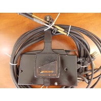 Mercury Side Mount Remote Control Box Controls w/ Key 9 Ft Cables & Trim Switch