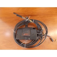 Mercury Side Mount Remote Control Box Controls w/ Key 9 Ft Cables & Trim Switch