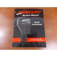 Used Mercury Service Manual 30/40 HP Four Stroke Starting Model Year 1999