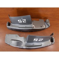 9107A2 9108A1 Mercury & Mariner 1984-1987 Bottom Cowl Set 18 20 25 HP 2 Cyl