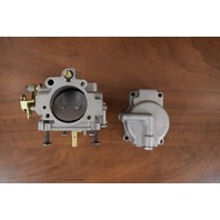 CLEAN! Johnson Evinrude Carburetor Body & Bowl C#: 321253 & C#: 313355