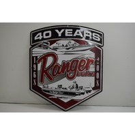 Used  Ranger Boat Sign 40 Year Anniversary 68-08