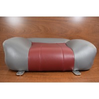 New Gambler Center Bass Boat Seat. Grey with red.