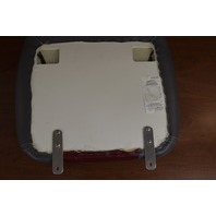 New Gambler Center Bass Boat Seat. Grey with red.