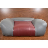 New Gambler Center Bass Boat Seat. Grey with red.