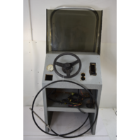 PS Marine Console 22" x 65.5" x 27" W/ Harness Steering Wheel Cable & Windshield