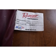 Used Ranger Motor Hood Cover for Yamaha 200VZ  Burgandy 410179