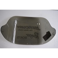 Used Tinted Plexiglass Boat Windshield approx. 23"w x 16"h  34" arc