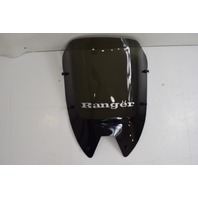 Used Ranger tinted plexiglass boat windshield 21 7/8 h x 16 3/4" w 22 3/4" arc