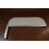Top to Pontoon Boat Door with Hinge, Off White