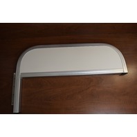 Top to Pontoon Boat Door with Hinge, Off White