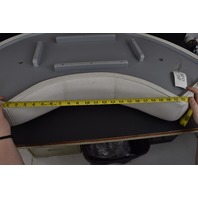 Pontoon Corner Boat Seat Cushion White w/ Black Trim Possibly Triton or Starcraft