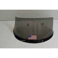Tinted Plexiglass Boat Windshield approx. 23' W X 13 1/2" H X 33" ARC