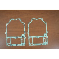 NEW Johnson Evinrude V6 Powerhead Gasket 2 pk 18-2550 323214 1978-1991 150-235