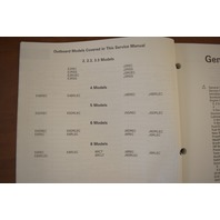 Johnson Evinrude Service Manual 2 thru 8 1998 "EC" 520202