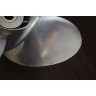 OMC Johnson Evinrude SST Propeller 13 x 22 4 Blade RH removed from 1993 140 HP