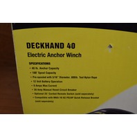 Minn Kota Deckhand 40 Electric Anchor Winch 40 LB Capacity New Old Stock