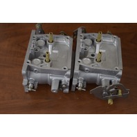 Johnson Evinrude Carburetor Set 385246 385245 1972 125 Upper & Lower 317470-D3