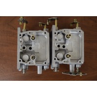 Johnson Evinrude Carburetor Set 385246 385245 1972 125 Upper & Lower 317470-D3