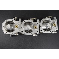 438272 438273 Johnson Evinrude 1996-2001 Carburetor Set 25 35 HP 3 Cyl REBUILT