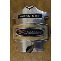 Mercury Medallion Front Cowling Cover Merc 500 Kiekhaefer 9-1/2" x 10 "