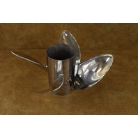 New Take Off Stainless Steel Rubex L4 Prop 9573-153-26 4 Blade 15-1/4 x 26