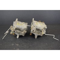 REBUILT! 1973-74 Johnson Evinrude Carburetor Set 385475 385476 C#317470 135 HP
