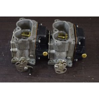 REBUILT! 1986 Johnson Evinrude Carburetor Set 396901 C# 334329 90 110 HP V4