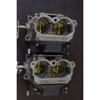 REBUILT! 1986 Johnson Evinrude Carburetor Set 396901 C# 334329 90 110 HP V4