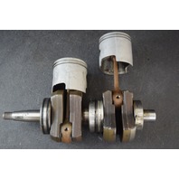 1977-1981 Yamaha Mariner Crankshaft W/ Pistons 7195M 8484M 30 HP 2 Cyl