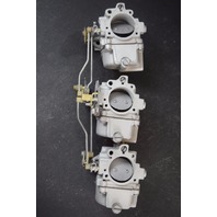 REBUILT! 1976 Johnson Evinrude Carburetor Set 388169 321466 75 HP 3 Cyl