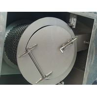 LS Industries Airless Steel Shot Blast Cabinet Basket Blaster