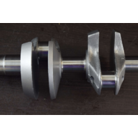 POLISHED! 1968-73 Johnson Evinrude Crankshaft 311356 40 HP 2 Cylinder
