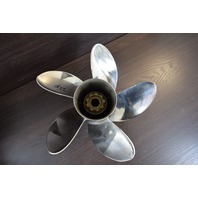 78 & UP Mercury Stainless Steel Propeller 815744A46 13 x 22 5 Blade RH 15 Spline