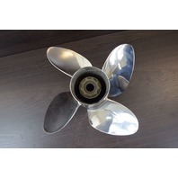 Mercury Turbo Stainless Steel 4 Blade Propeller 13-1/4 x 23 15 Splines RH V6