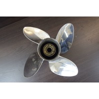 Mercury Turbo Stainless Steel 4 Blade Propeller 13.25 x 24 15 Splines RH V6