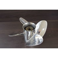 Mercury Turbo Stainless Steel 4 Blade Propeller 13.25 x 24 15 Splines RH V6