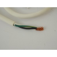 NEW Cooper Lumark White Nema Power Cord & Plug 16 AWG/3