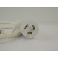 NEW Cooper Lumark White Nema Power Cord & Plug 16 AWG/3