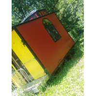 Coffee Shop Concession Trailer Caboose Kids Playhouse ? 14' 2" x 8' Inside Dim.