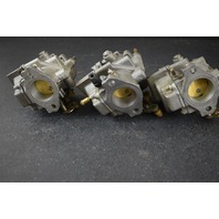 385128 385129 385130 Johnson Evinrude 1972 Carburetor Set 65 HP REBUILT