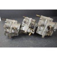 385128 385129 385130 Johnson Evinrude 1972 Carburetor Set 65 HP REBUILT